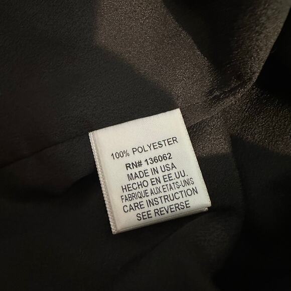 Lavender Brown Metallic Shimmer Neck Tie Halter Mini Dress Navy Multi S - Picture 10 of 13